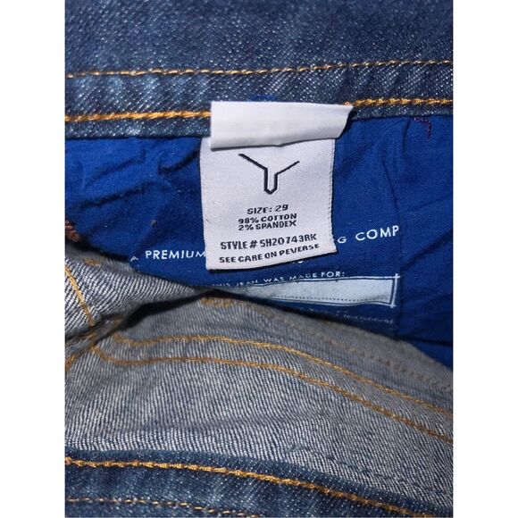 Vigoss Studios The New York Denim Mid Rise Cuffed Shorts Size 29 #128 - Picture 2 of 8